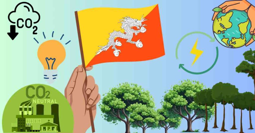 carbon negative country bhutan
