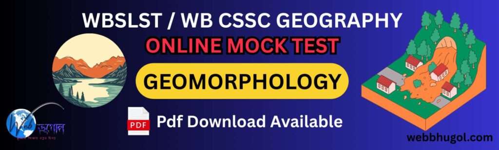 GEOMORPHOLOGY MOCK TEST