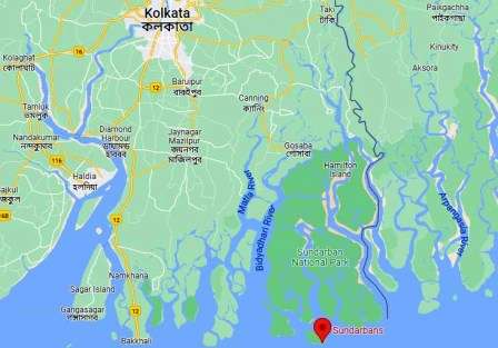 location of sundarbans