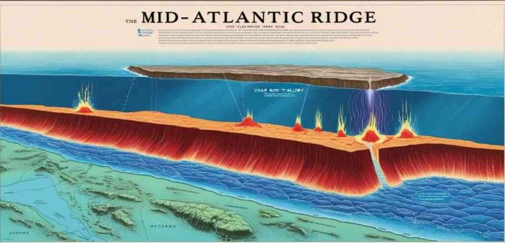 মহাসাগর তলদেশের ভূপ্রকৃতি, mid atlantic ridge, bhugol