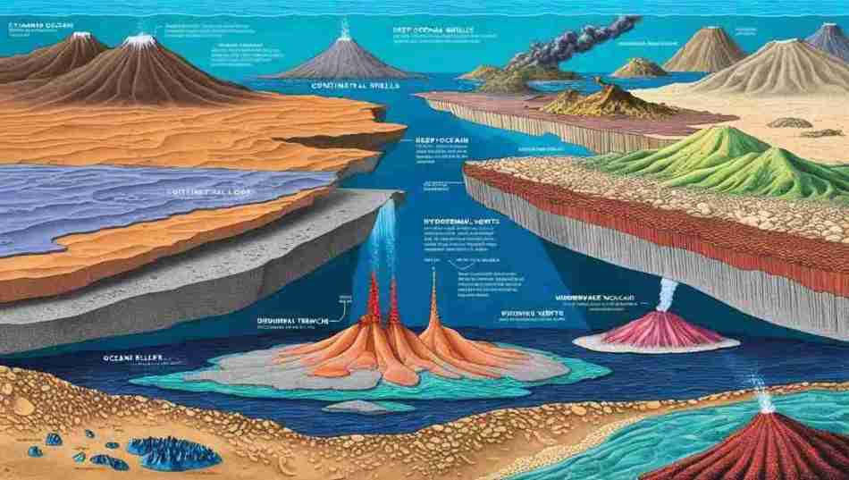 মহাসাগর তলদেশের ভূপ্রকৃতি, bhugol, geography