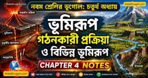 Class 9 Geography Chapter 4 ভূমিরূপ গঠনকারী প্রক্রিয়া ও বিভিন্ন ভূমিরূপ