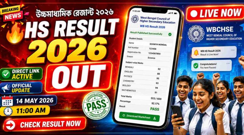 WB HS Result 2026 out live direct link featured image